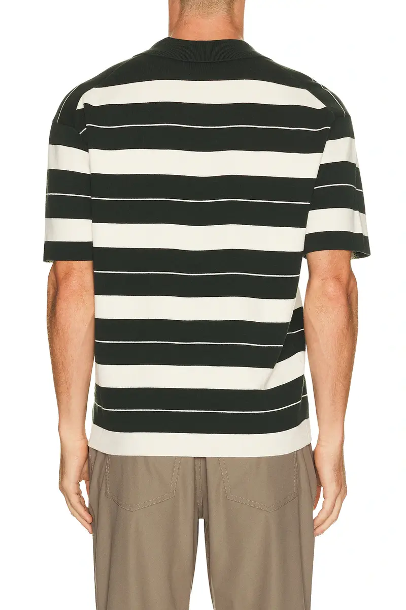 lululemon Knit Stripe Short Sleeve Polo Shirt | Thumbnail 2 lululemon Knit Stripe Short Sleeve Polo Shirt | Thumbnail 2