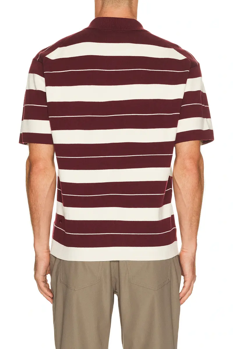 lululemon Knit Stripe Short Sleeve Polo Shirt | Thumbnail 2 lululemon Knit Stripe Short Sleeve Polo Shirt | Thumbnail 2