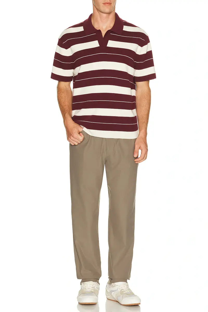 lululemon Knit Stripe Short Sleeve Polo Shirt | Thumbnail 3 lululemon Knit Stripe Short Sleeve Polo Shirt | Thumbnail 3