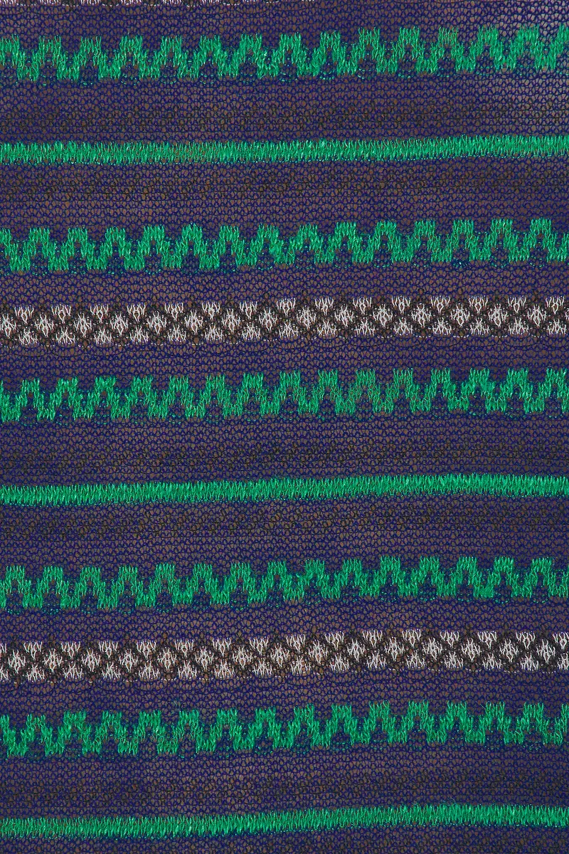 JW Anderson Short Sleeve Sheer Fairisle Top | Thumbnail 5