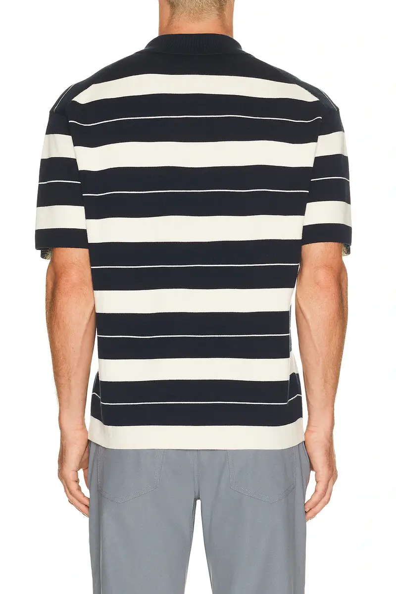 lululemon Knit Stripe Short Sleeve Polo Shirt | Thumbnail 2 lululemon Knit Stripe Short Sleeve Polo Shirt | Thumbnail 2