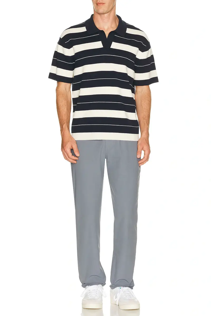lululemon Knit Stripe Short Sleeve Polo Shirt | Thumbnail 3 lululemon Knit Stripe Short Sleeve Polo Shirt | Thumbnail 3