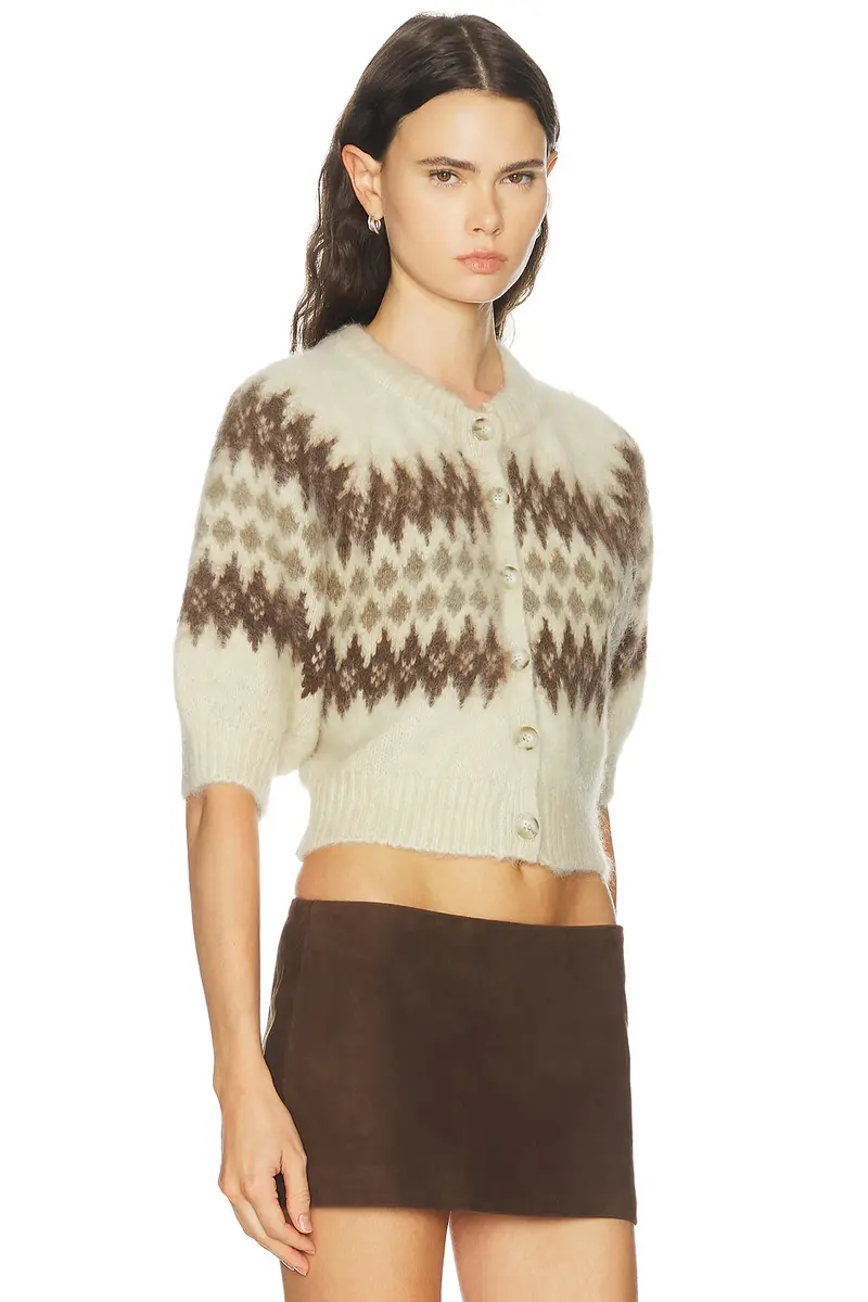 Citizens of Humanity Molly Puff Sleeve Cardigan | Thumbnail 2 Citizens of Humanity Molly Puff Sleeve Cardigan | Thumbnail 2