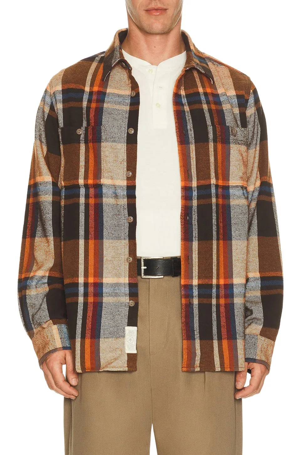 SCHOTT Heavy Flannel Work Shirt