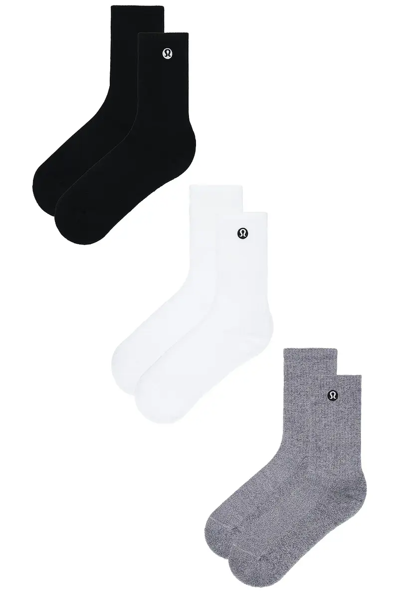 lululemon Daily Essential Socks 3 Pair | Thumbnail 3 lululemon Daily Essential Socks 3 Pair | Thumbnail 3