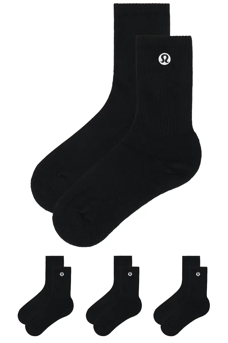 lululemon Daily Essential Socks 3 Pair | Thumbnail 2 lululemon Daily Essential Socks 3 Pair | Thumbnail 2