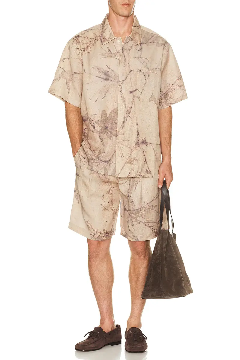 FENG CHEN WANG Printed Plant Dye Shorts | Thumbnail 3 FENG CHEN WANG Printed Plant Dye Shorts | Thumbnail 3