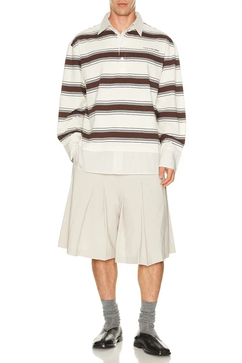 FENG CHEN WANG Irregular Pleats Shorts | Thumbnail 3 FENG CHEN WANG Irregular Pleats Shorts | Thumbnail 3