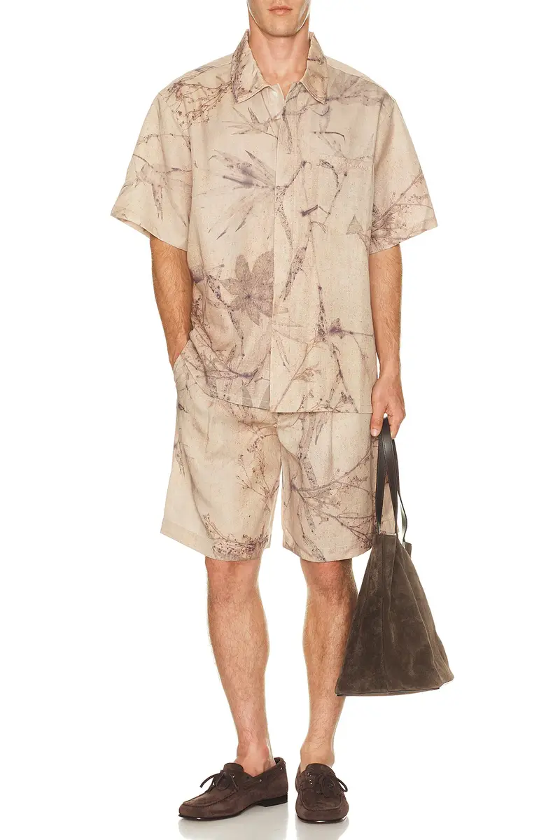 FENG CHEN WANG Printed Plant Dye Shirt | Thumbnail 3 FENG CHEN WANG Printed Plant Dye Shirt | Thumbnail 3