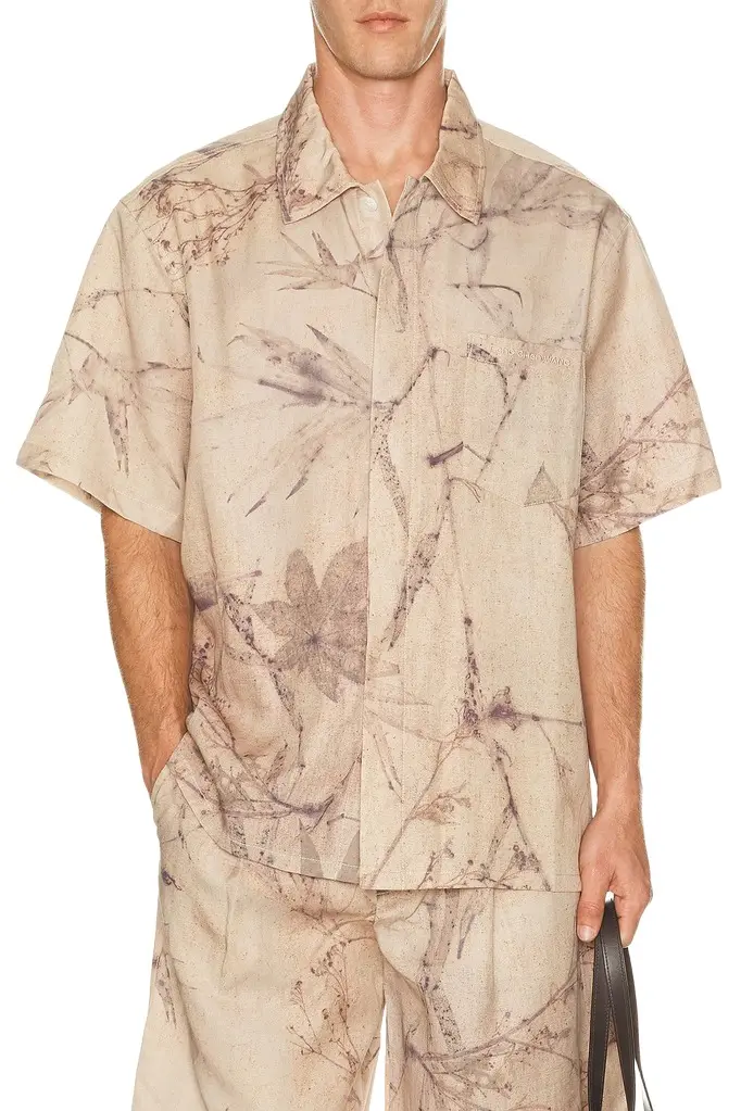 Printed Plant Dye Shirt Printed Plant Dye Shirt