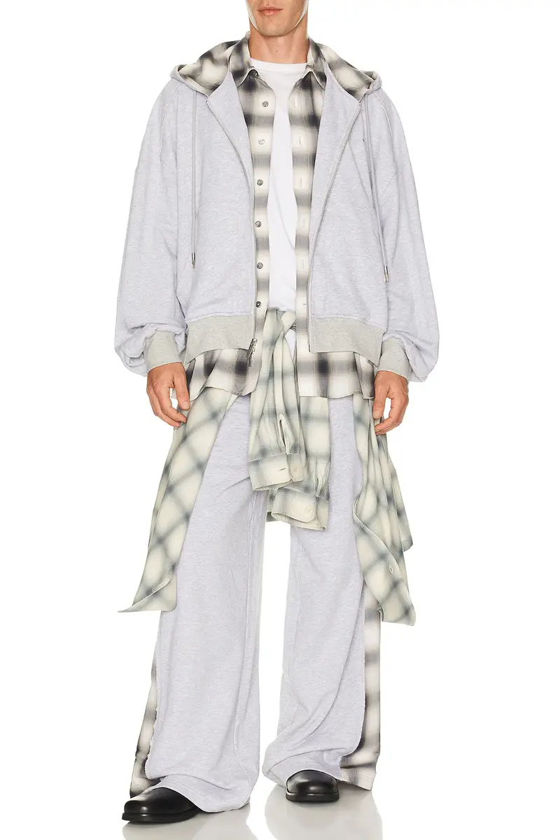 FENG CHEN WANG Patched Panel Jersey Trousers | Thumbnail 4 FENG CHEN WANG Patched Panel Jersey Trousers | Thumbnail 4