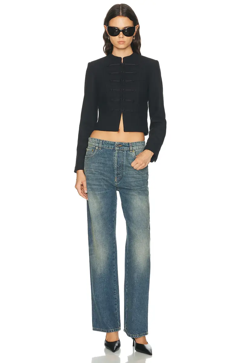 Miu Miu Low Waisted Wide Leg | Thumbnail 5 Miu Miu Low Waisted Wide Leg | Thumbnail 5