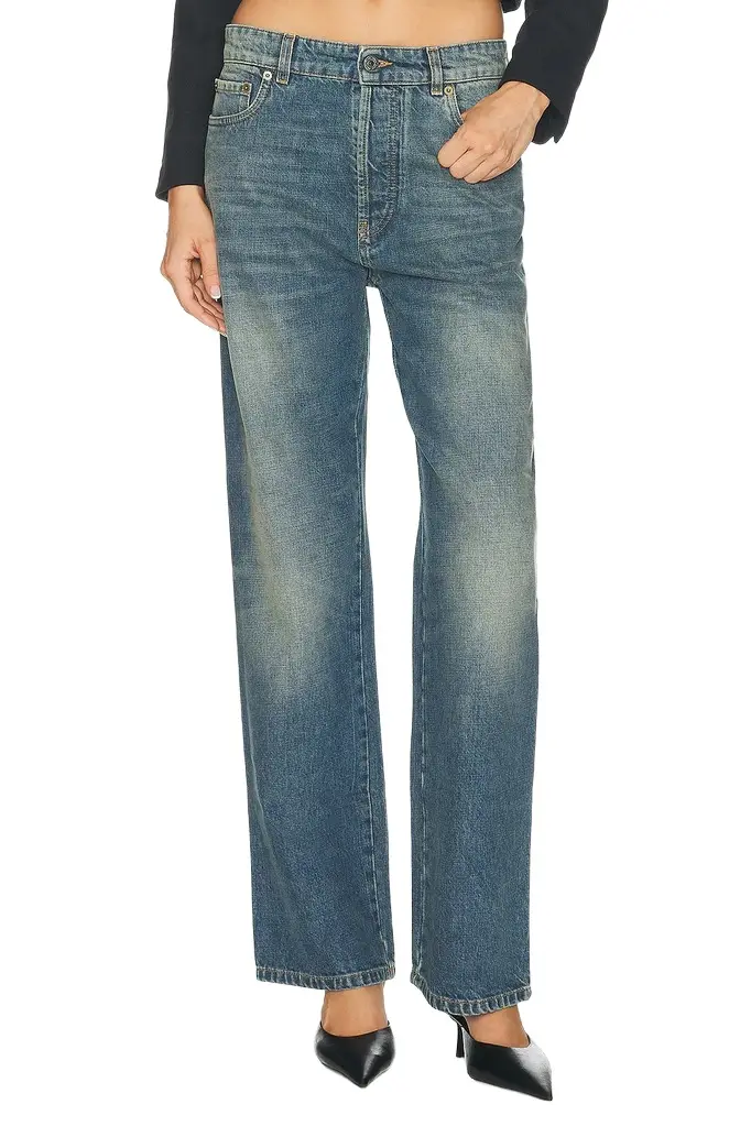 Low Waisted Wide Leg