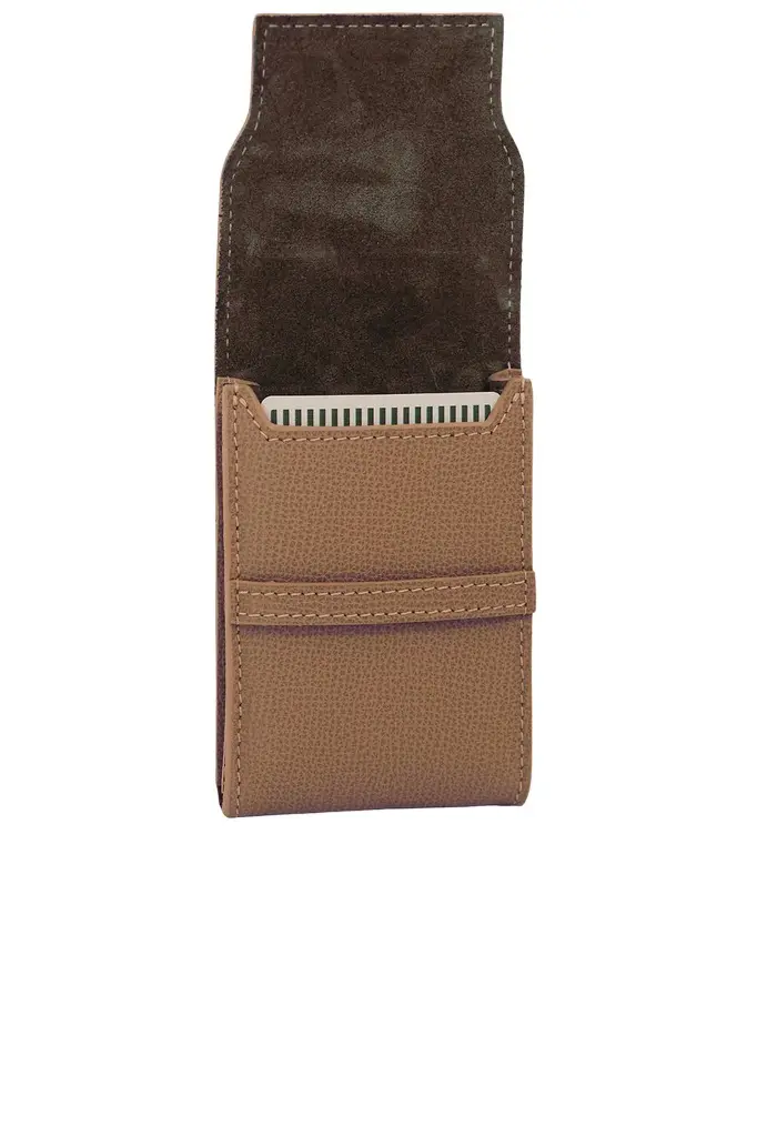 Throwing Doubles Leather Playing Card Set