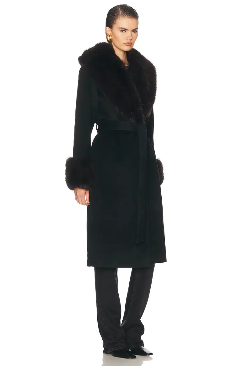 Simkhai Kinsley Belted Long Coat | Thumbnail 2