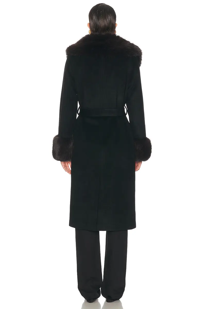 Simkhai Kinsley Belted Long Coat | Thumbnail 3