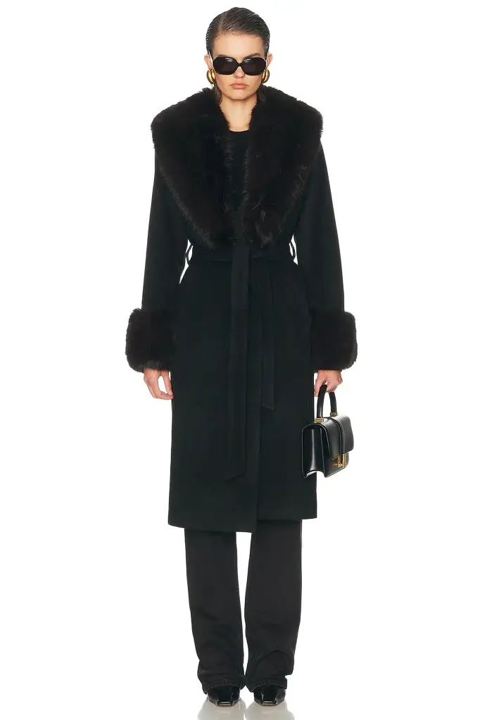 Simkhai Kinsley Belted Long Coat