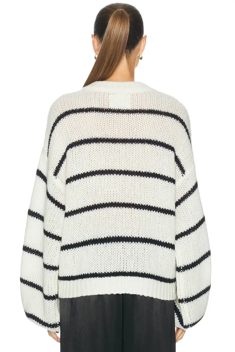Lisa Yang Sabelle Stripes Sweater | Thumbnail 3 Lisa Yang Sabelle Stripes Sweater | Thumbnail 3