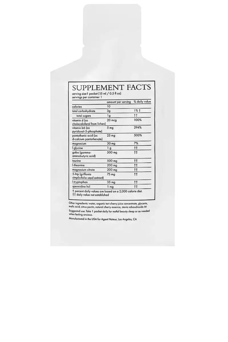 AGENT NATEUR Calm (beauty) Spermidine & Taurine Daily Supplement | Thumbnail 3 AGENT NATEUR Calm (beauty) Spermidine & Taurine Daily Supplement | Thumbnail 3