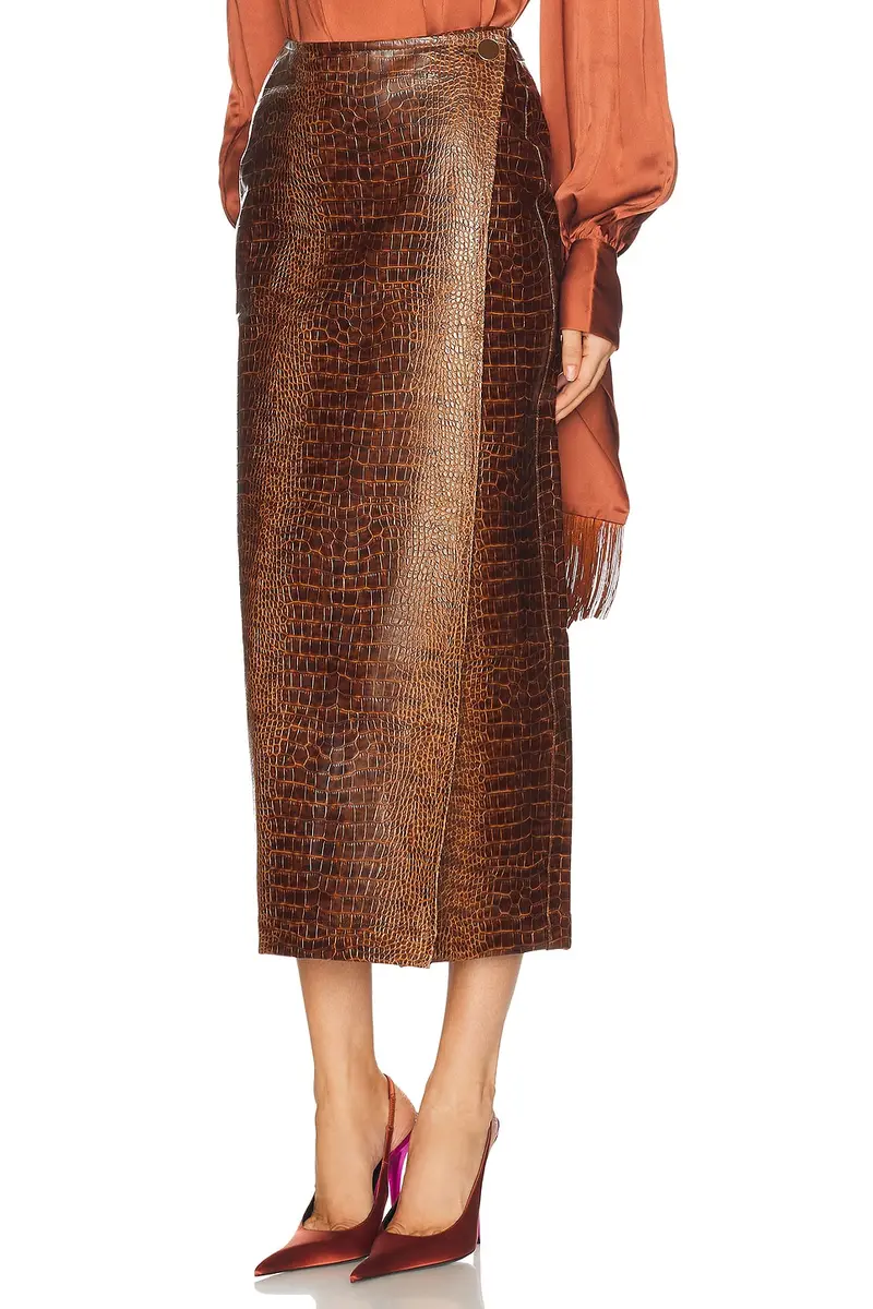 Rowen Rose Wrap Maxi Skirt | Thumbnail 3