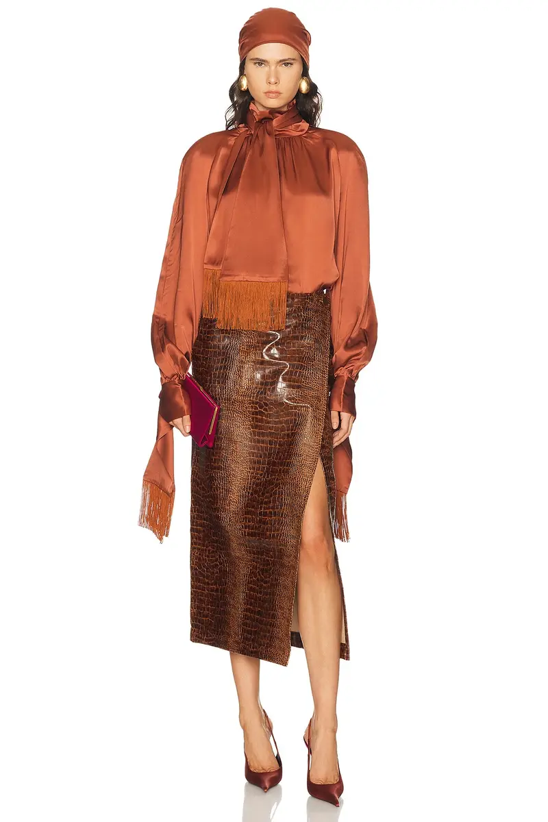 Rowen Rose Wrap Maxi Skirt | Thumbnail 5
