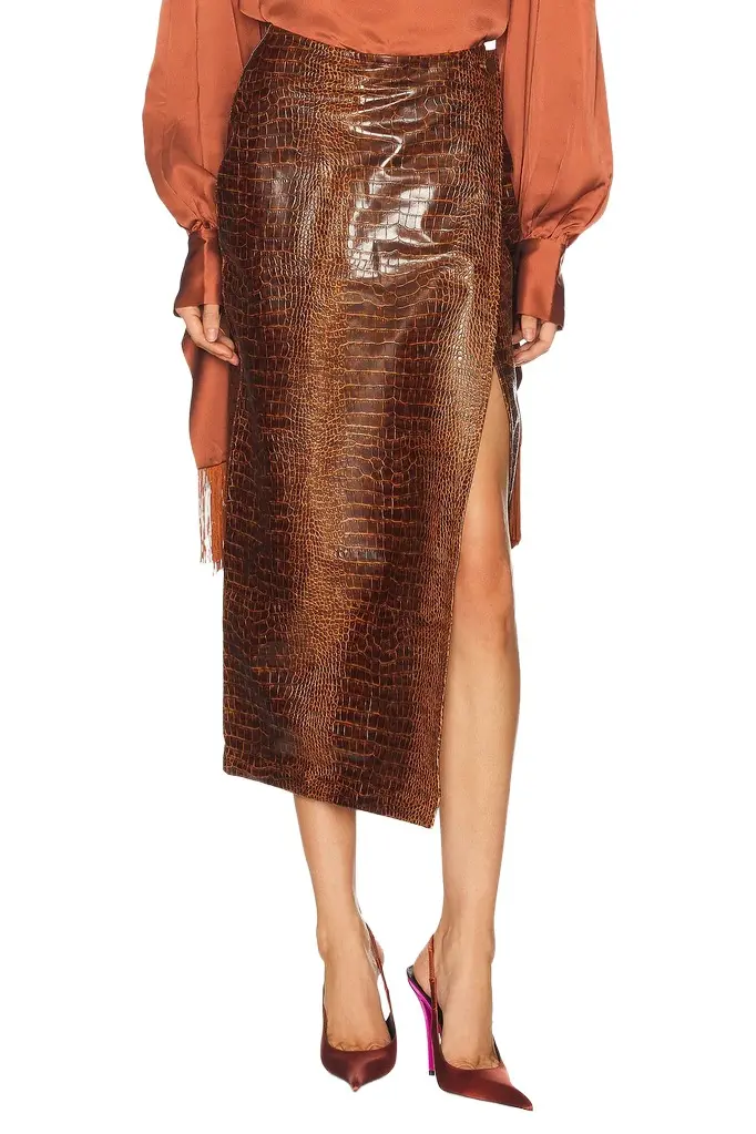 Rowen Rose Wrap Maxi Skirt