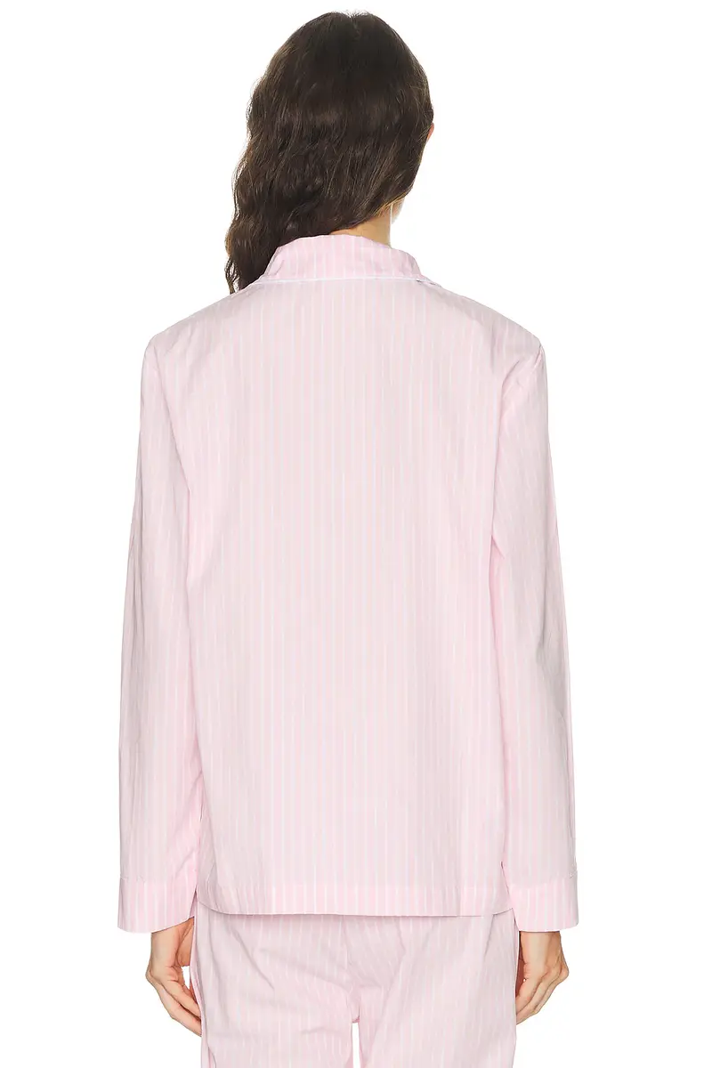 Sporty & Rich Signature Logo Pajama Top | Thumbnail 3 Sporty & Rich Signature Logo Pajama Top | Thumbnail 3