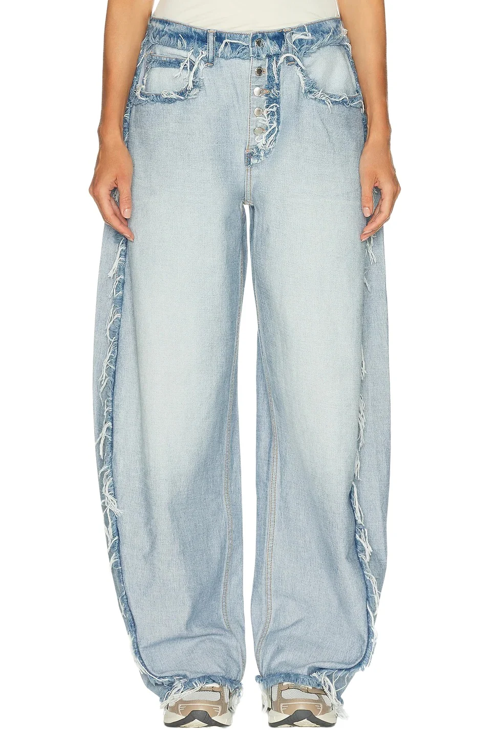 Inverted Blow Up Wide Leg