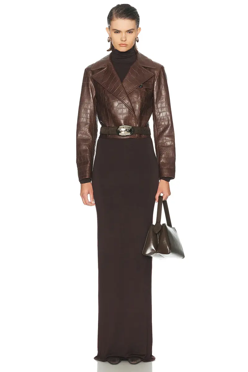Ralph Lauren Collection Printed Leather Jaxson Lined Moto Jacket | Thumbnail 5 Ralph Lauren Collection Printed Leather Jaxson Lined Moto Jacket | Thumbnail 5