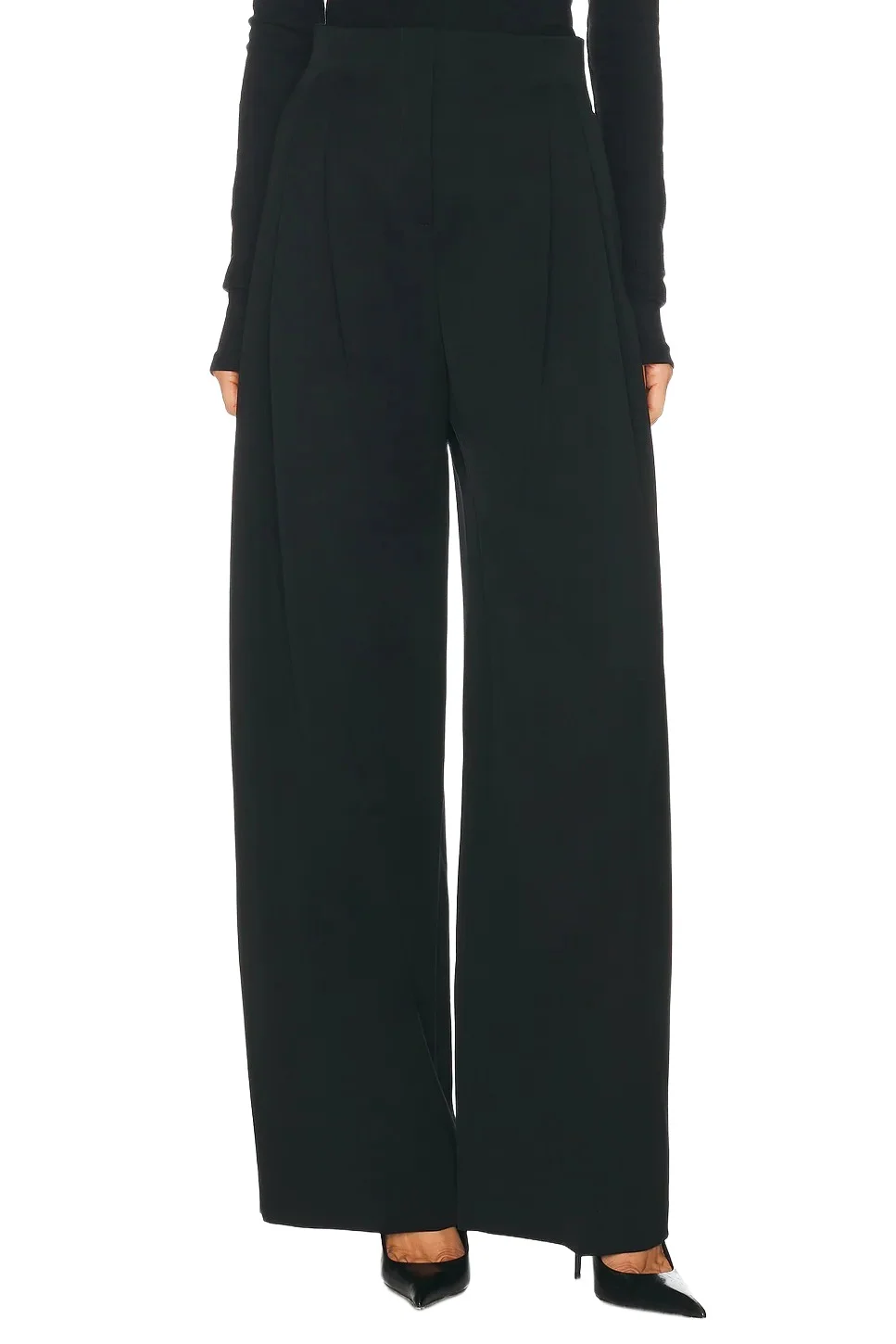 Mugler High Waist Masculine Straight Pant