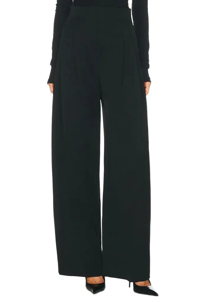 Mugler High Waist Masculine Straight Pant