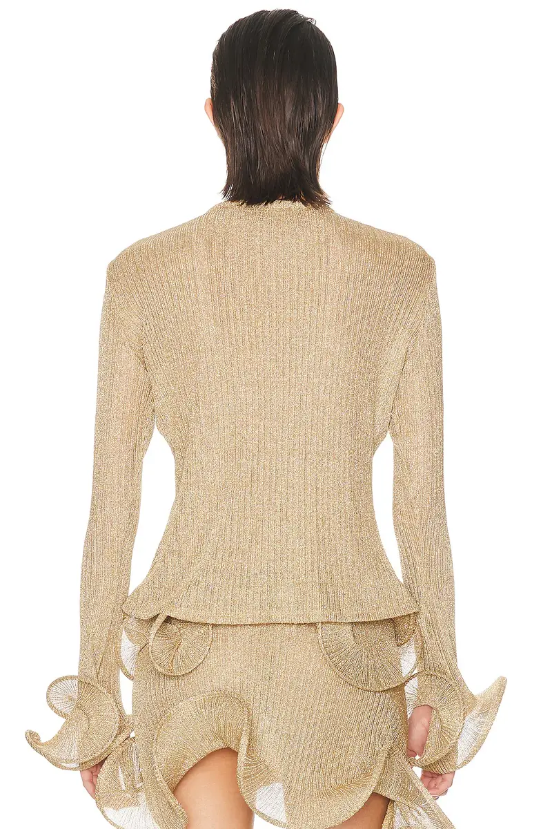 Sid Neigum Wave Sleeve Bamboo Top | Thumbnail 3