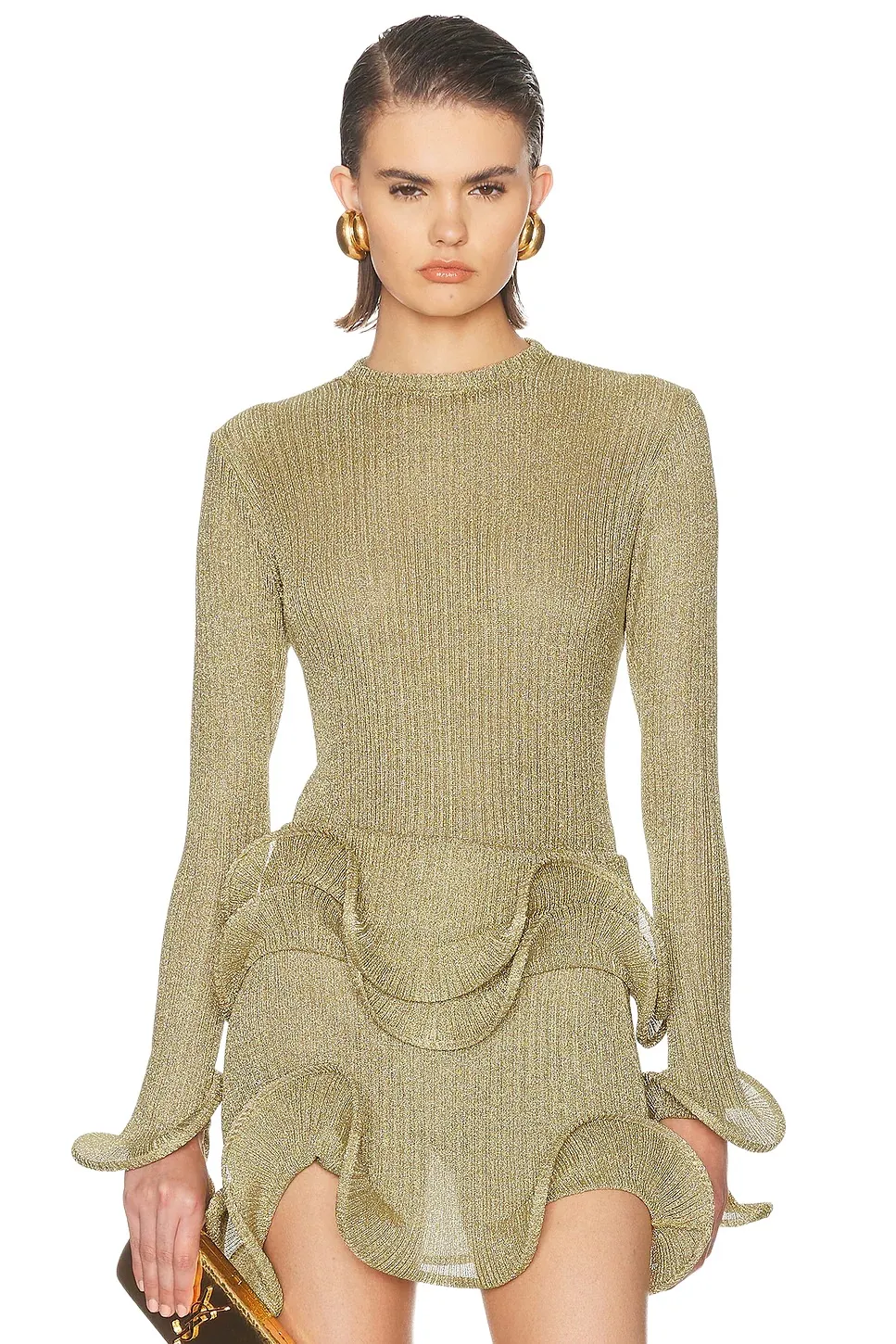 Wave Sleeve Bamboo Top Wave Sleeve Bamboo Top