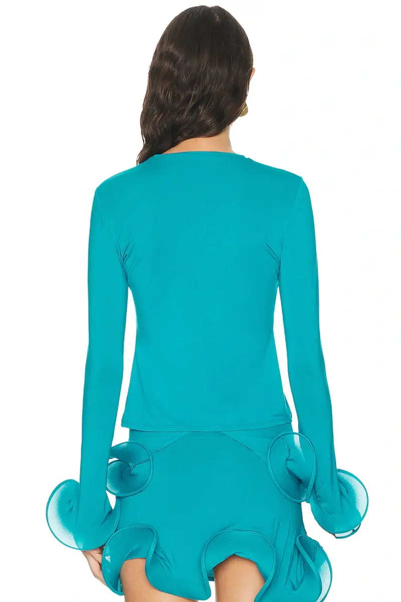 Sid Neigum Wave Sleeve Bamboo Top | Thumbnail 3