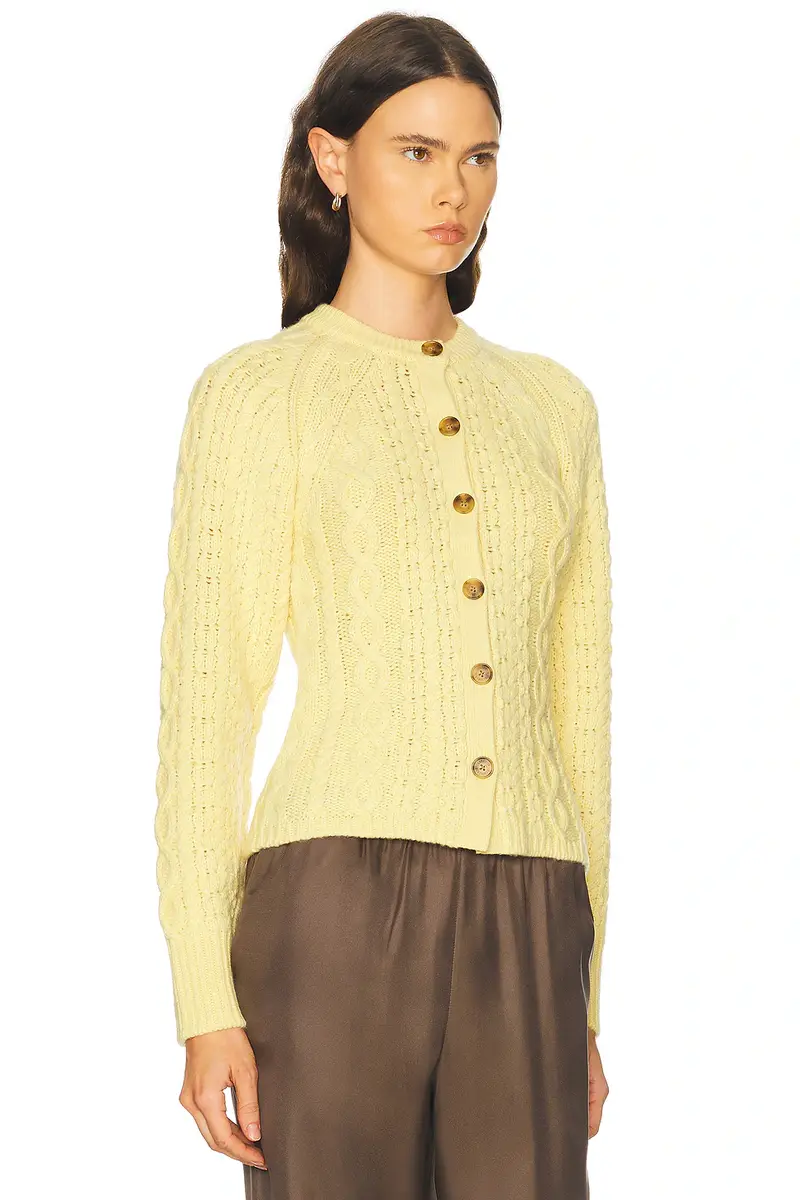 Guest In Residence Cable Sculpted Cardigan | Thumbnail 2 Guest In Residence Cable Sculpted Cardigan | Thumbnail 2
