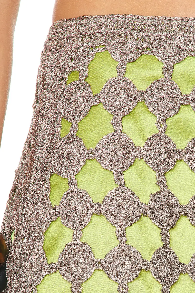 SIMONMILLER Zera Crochet Mini Skirt | Thumbnail 6