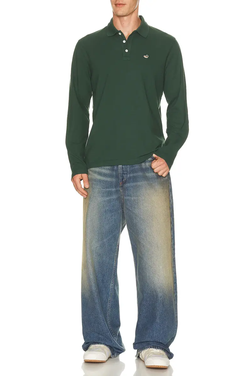 Edmmond Studios Duck Polo Long Sleeve Shirt | Thumbnail 3 Edmmond Studios Duck Polo Long Sleeve Shirt | Thumbnail 3