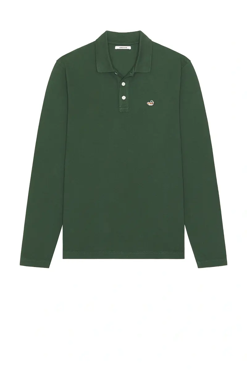 Edmmond Studios Duck Polo Long Sleeve Shirt | Thumbnail 4 Edmmond Studios Duck Polo Long Sleeve Shirt | Thumbnail 4