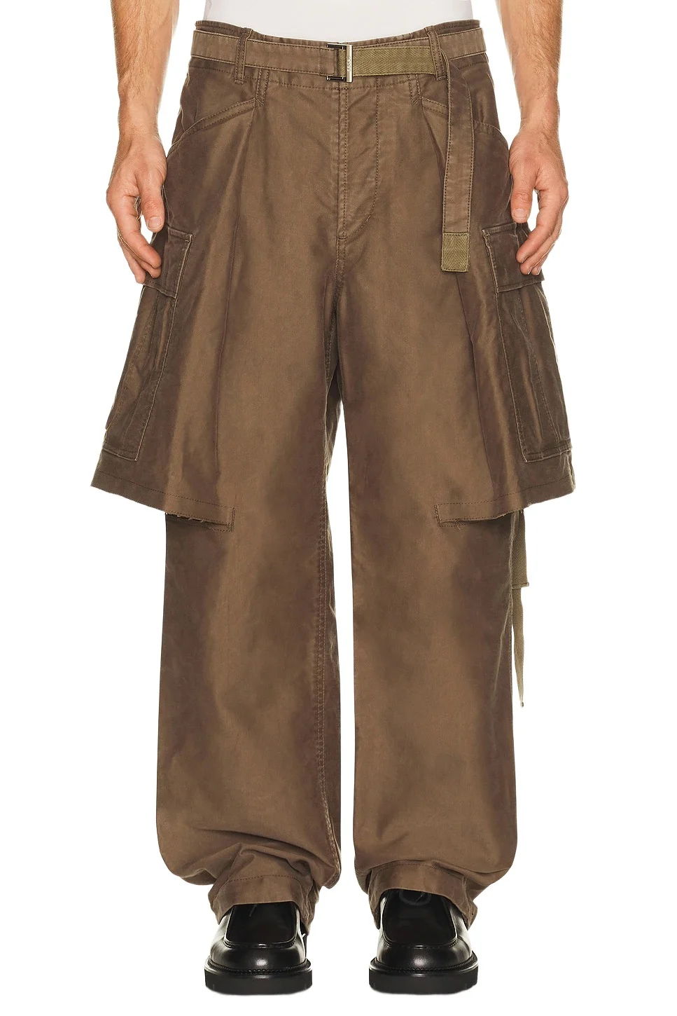 Sacai Sueded Cotton Pants