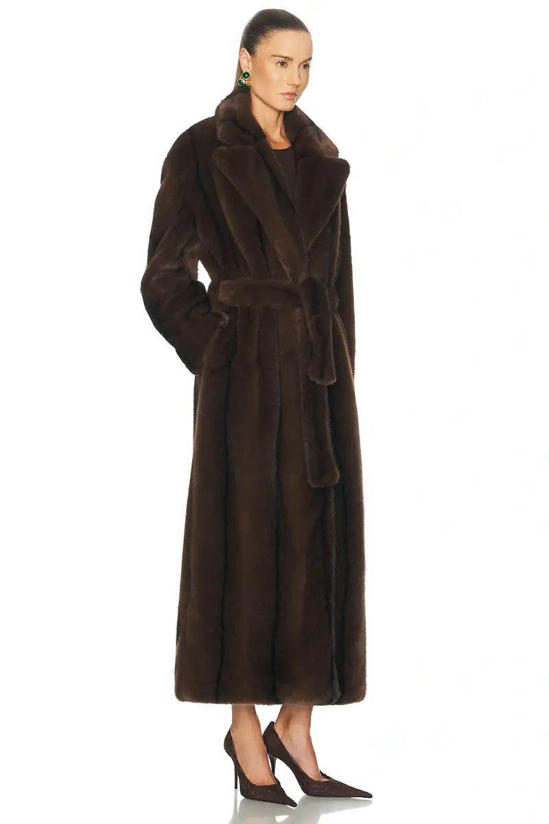 Karen Arcanjo Henk Faux Fur Coat | Thumbnail 3