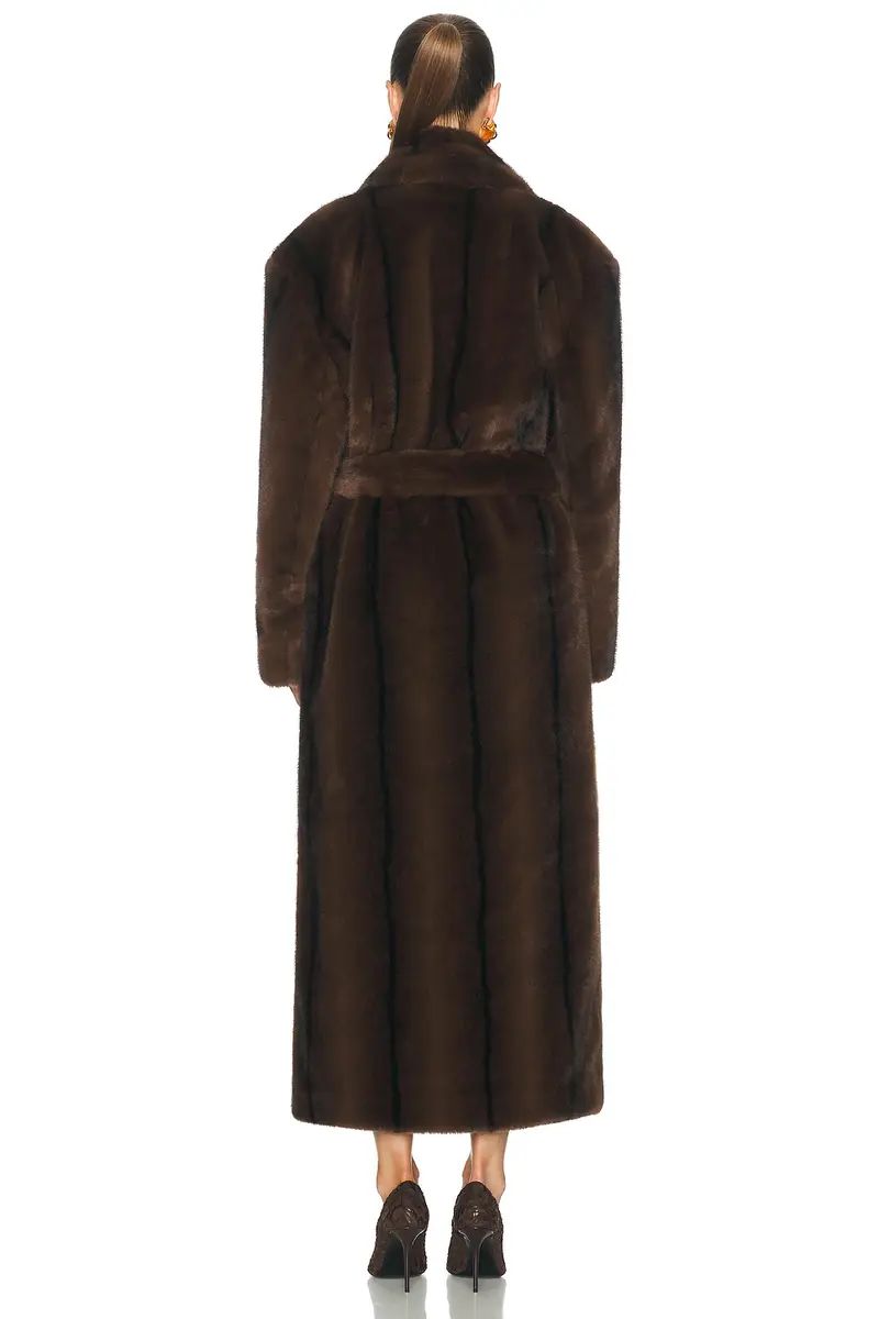 Karen Arcanjo Henk Faux Fur Coat | Thumbnail 4