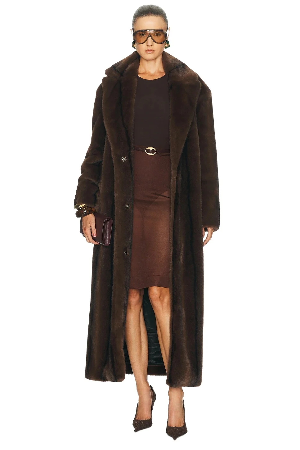 Henk Faux Fur Coat