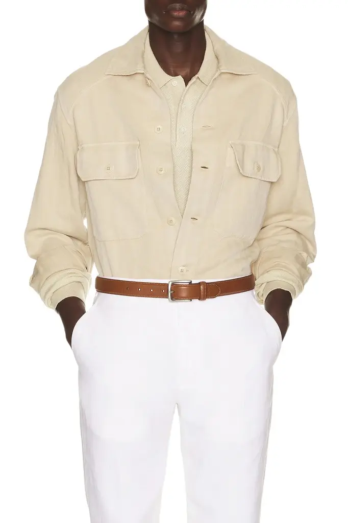 Ralph Lauren Purple Label Clyborn Mil Two Pocket Shirt