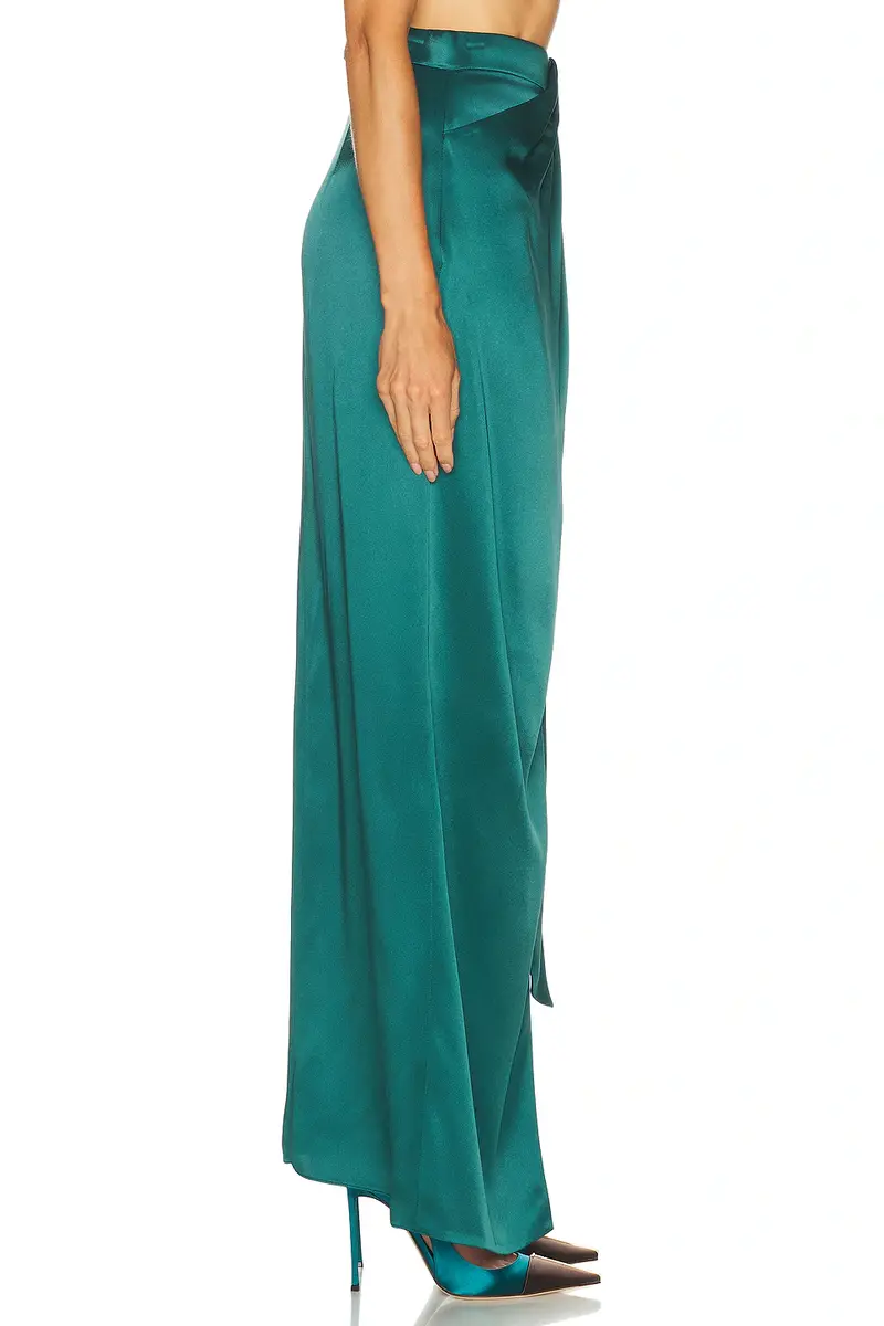 Lapointe Satin Wrap Maxi Skirt | Thumbnail 3 Lapointe Satin Wrap Maxi Skirt | Thumbnail 3