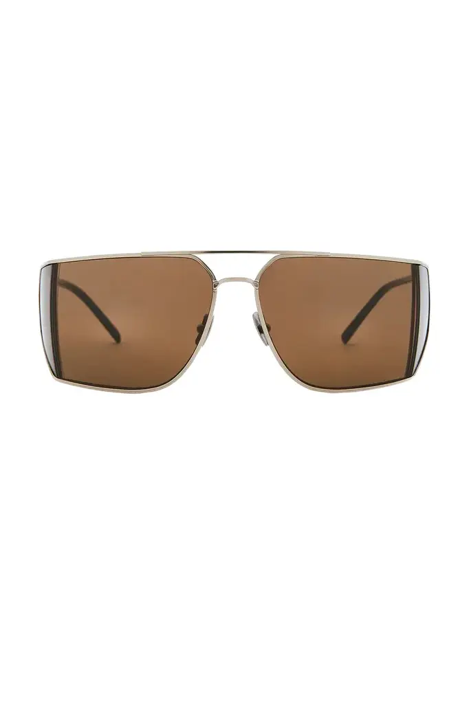 Metal Rectangular Sunglasses