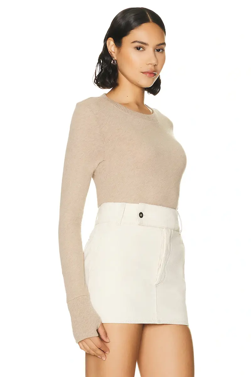 ENZA COSTA Cashmere Easy Cuffed Crew Neck Top | Thumbnail 2 ENZA COSTA Cashmere Easy Cuffed Crew Neck Top | Thumbnail 2