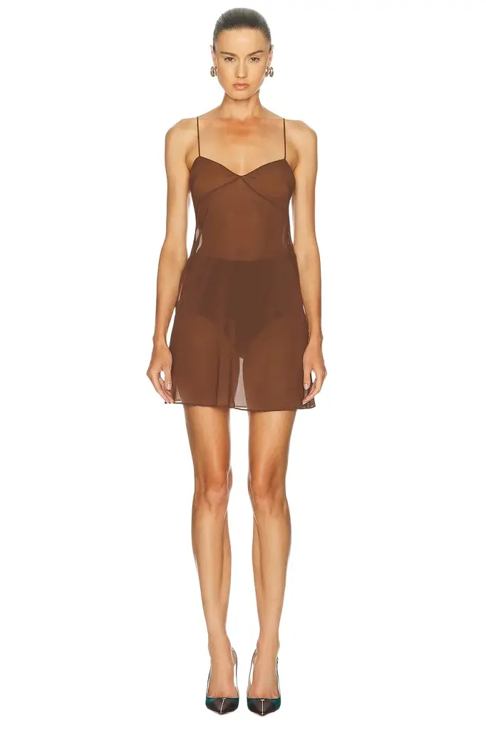 Tom Ford Stretch Georgette Cocktail Slip Dress