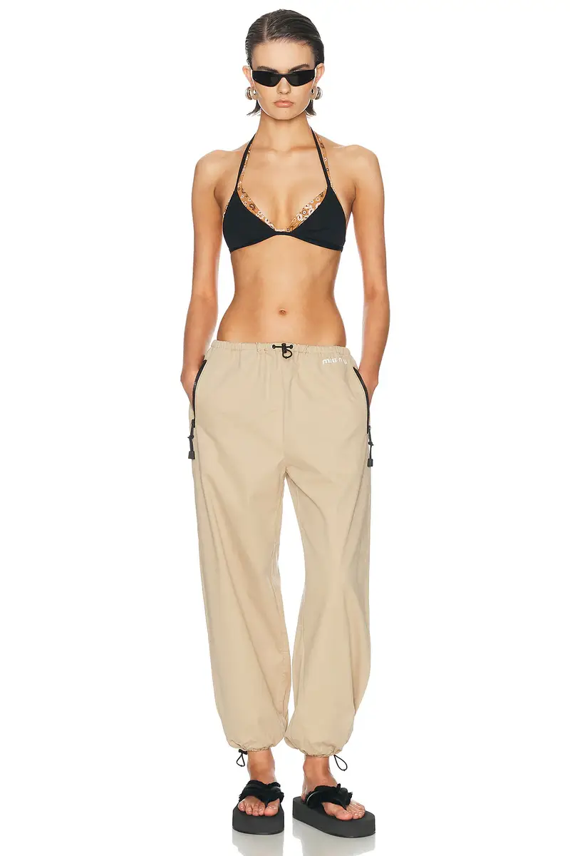 Miu Miu Gabardine Old Pant | Thumbnail 6