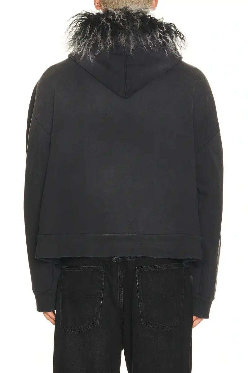 Strike Oil Thrashed Sweatshirt With Detachable Hood | Thumbnail 2 Strike Oil Thrashed Sweatshirt With Detachable Hood | Thumbnail 2