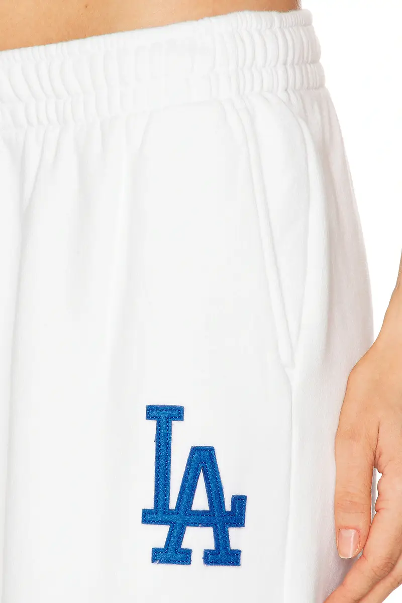 Sporty & Rich x Dodgers LA Serif Wide Sweatpant | Thumbnail 7
